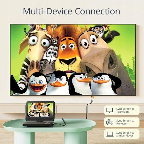 DVD Przenośne 10,1 LCD YOTON YD105 USB SD PILOT Obrotowy Ekran na Arena.pl