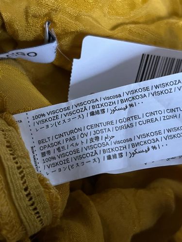 Damski Kombinezon Letni na Ramiączka Długie Nogawki Wiskoza Żółty M na Arena.pl