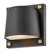 Latarenka naścienna Scout HK-SCOUT-BK Hinkley IP44 półokrągła czarna