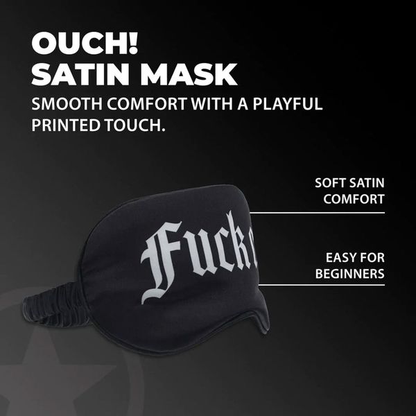 Fuck Off - Printed Satin Mask zdjęcie 4