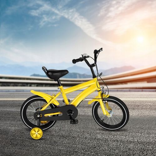 Rower dziecięcy 14 cali - żółty na Arena.pl