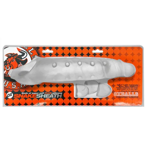 oxballs snake przedłużka intymna transparentna plus+silikon długa na Arena.pl