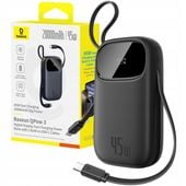 Szybki Powerbank 20000Mah Baseus 45W Wbudowane Kable Usb-C Do 4 Urządzeń