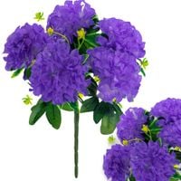 Chryzantemy bukiet sztuczny dekoracja stroik do wazonu 59cm fioletowy