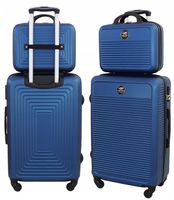 WALIZKA ZESTAW ŚREDNIA XL+KUFEREK BAGAŻ MODEL 8821