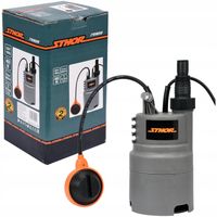 POMPA DO WODY CZYSTEJ BRUDNEJ DESZCZÓWKI ZANURZENIOWA 400W 6000L/H STHOR