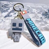 Na Stanie Minecraft Duża Kolekcja 3D Silikonowe Breloczki Zestaw Creeper Steve – BX1712-1P / 1 Set