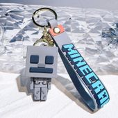 Na Stanie Minecraft Duża Kolekcja 3D Silikonowe Breloczki Zestaw Creeper Steve – BX1712-1P / 1 Set