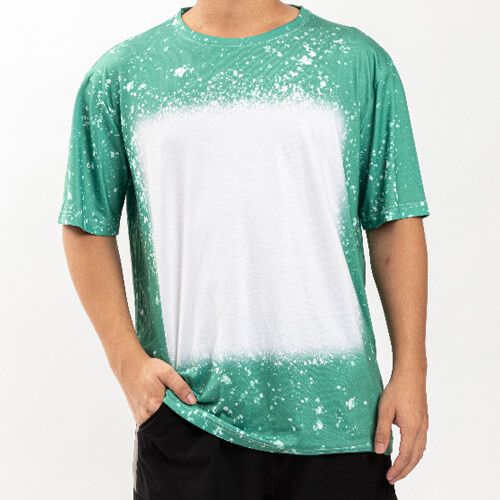 Koszulka Cotton-Like Bleached Starry Green do sublimacji S zdjęcie 4