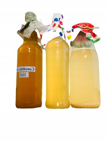 OCET JABŁKOWY BIO NIEFILTROWANY ŻYWY NIEPASTERYZOWANY MATKA OCTOWA 500 ml na Arena.pl