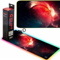 Podświetlana Podkładka Gamingowa KOLOROWA RGB Pod Mysz Myszkę LED Duża XXL