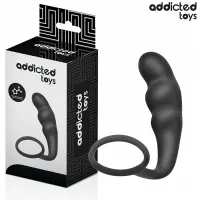 addicted toys model 4 silikonowy korek anatomiczny z pierścieniem 204 mm