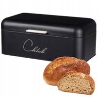 CHLEBAK POJEMNIK NA PIECZYWO CHLEB CZARNY METALOWY
