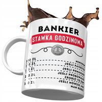 Dla Bankiera Kubek Na Urodziny Na Prezent Z Nadrukiem Ze Zdjęciem