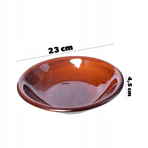 Kadax Talerz Obiadowy Głęboki Kamionka 23cm 4szt na Arena.pl