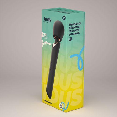 Crushious Holly Rechargeable Wand Massager Black na Arena.pl