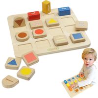 MASTERKIDZ Tablica Edukacyjna Sorter Ksztalty i