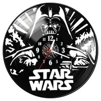 Zegar ścienny z płyty winylowej Star Wars 76.14