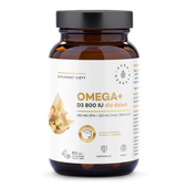 Aura Herbals Omega+ Witamina D3 800 IU dla dzieci 60 kapsułek twist-off