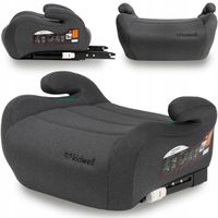 FOTELIK SAMOCHODOWY PODSTAWKA i-SIZE ISOFIX 15-36kg KIDWELL OVAN SZARY