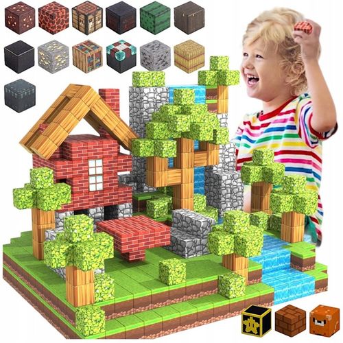 KLOCKI MAGNETYCZNE Sześciany Dla dzieci 1 LUDZIK 100 KLOCKÓW Zestaw na Arena.pl