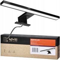 Kinkiet Łazienkowy LED Lampa nad Lustro 5W 30cm Neutralny 4000K Czarny