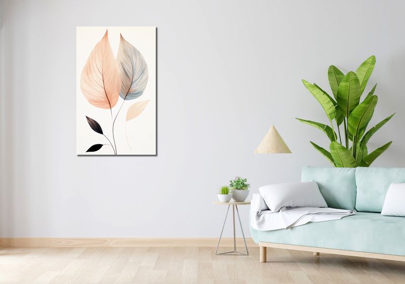 Obraz 60x100cm Liściasty Taniec zdjęcie 2