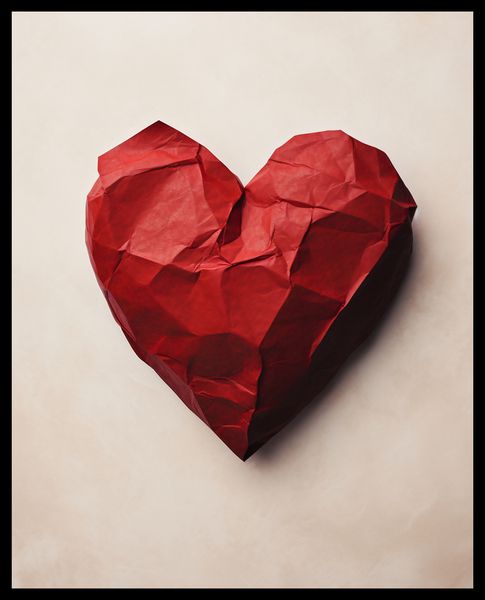 Plakat 40x50cm Kreślone Serce zdjęcie 2