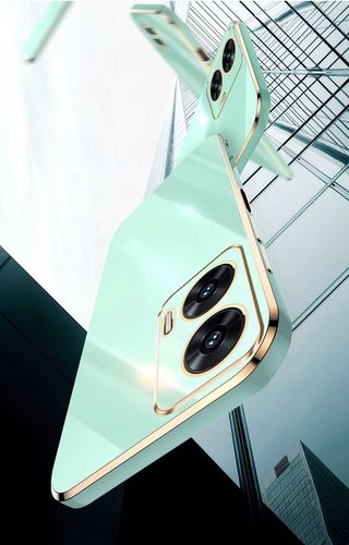 ETUI GLAMOUR GOLD CASE PLATING do MOTOROLA MOTO G85 5G +SZKŁO HARTOWANE na Arena.pl