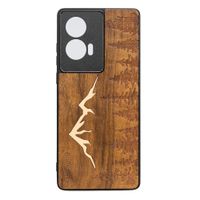Drewniane Etui Bewood do Motorola Edge 50 Fusion GÓRY IMBUIA