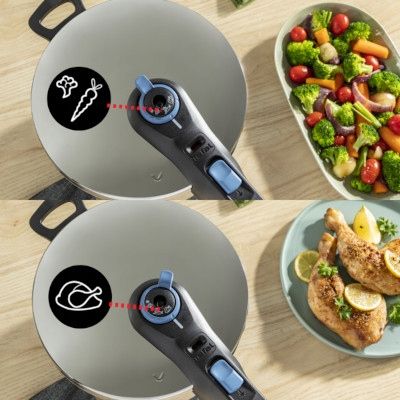 Szybkowar TEFAL Secure Trendy Pressure 8L INDUKCJA zdjęcie 4