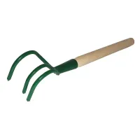 spulchniacz 3-zębny 6cm z trzonkiem drewnianym 30cm nr 126 kard