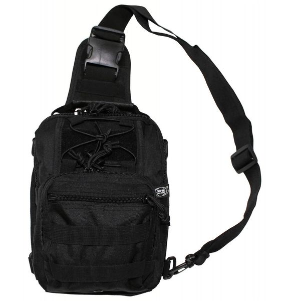 Torba na ramię "Molle" czarna zdjęcie 1