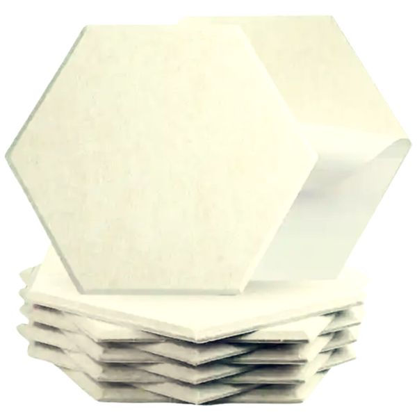 Panele Ścienne Filcowe 3D Heksagon Zagłówek Samoprzylepne Akustyczne Soft zdjęcie 9