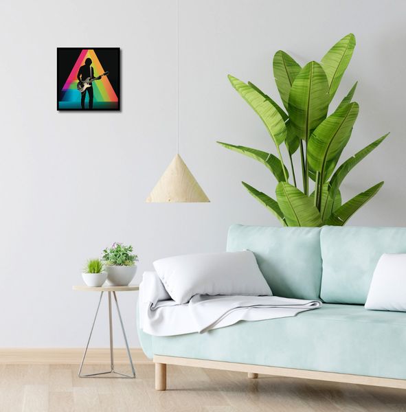 Plakat 30x30cm Pryzmat przez Gitarę zdjęcie 4