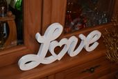 Napis 3D Love