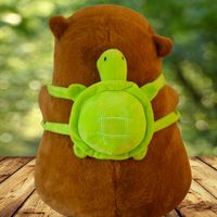 PLUSZOWA KAPIBARA 45cm MASKOTKA PODUSZKA PRZYTULANKA MIĘKKA ZABAWKA PLUSZAK