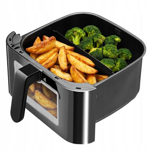 FRYTKOWNICA BEZTŁUSZCZOWA FRYTOWNICA 8L PIEKARNIK AIRFRYER DWUKOMOROWA na Arena.pl