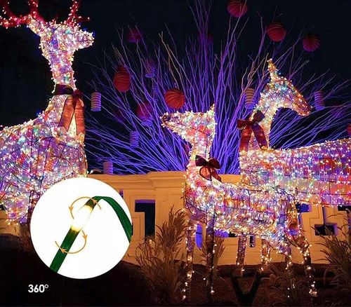 Lampki Choinkowe LED WIFI Świąteczne SMART taśma TUYA 20m 200szt MULTIKOLOR na Arena.pl