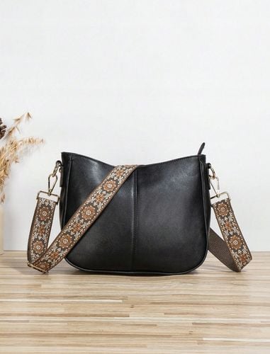 TOREBKA DAMSKA TORBA NA RAMIĘ SKÓRZANA MIEJSKA POJEMNA CZARNA na Arena.pl