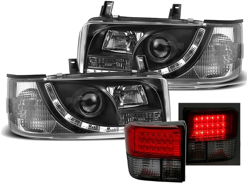 REFLEKTORY LAMPY + TYLNE LED VW T4 OD 1990 DO 2003 Roku DAYLIGHT TYLNE LED na Arena.pl
