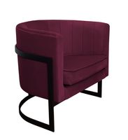 Fotel Glamour podstawa czarna MG02