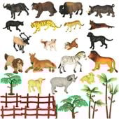 Zwierzęta Figurki Zwierzątka Zabawki dla Dzieci Zestaw Figurek Farma ZOO