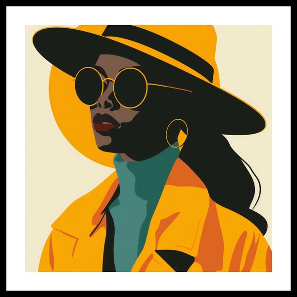 Plakat 40x40cm Żółta Stylowość zdjęcie 3