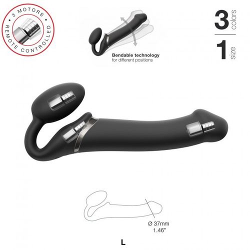 vibrating strap-on black l na Arena.pl