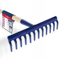 GRABIE METALOWE UTWARDZANE Z TRZONKIEM 12 ZĘBÓW