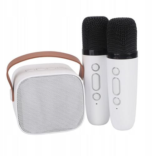 MIKROFON BEZPRZEWODOWY KARAOKE GŁOŚNIKIEM BLUETOOTH GŁOŚNIK Z KOLOROWYM LED na Arena.pl