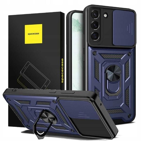Spacecase Camring Galaxy S22 Ultra blue zdjęcie 1