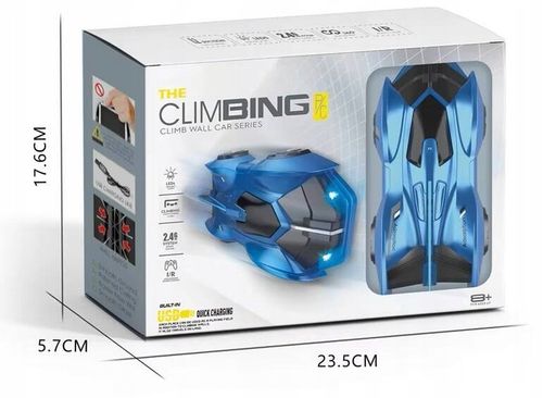 Samochód Auto Zdalnie Sterowane JEŻDŻĄCY po Scianach Suficie Spiderman 360 na Arena.pl