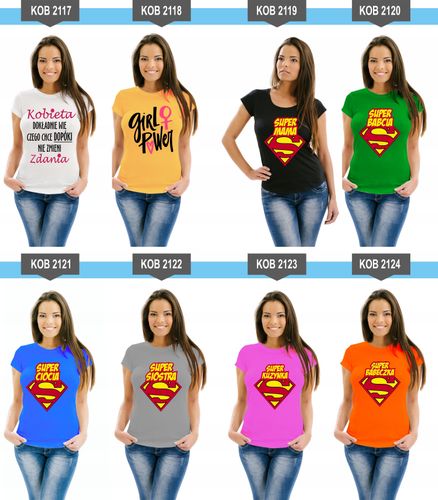 Koszulka z nadrukiem PREZENT na Dzień Kobiet na Arena.pl